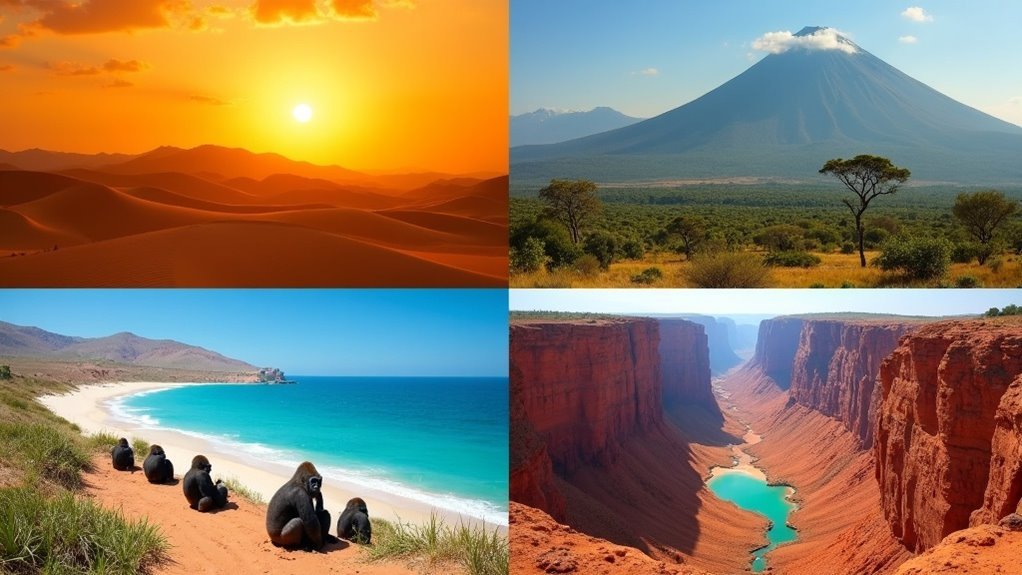 vier coole bestemmingen in Afrika
