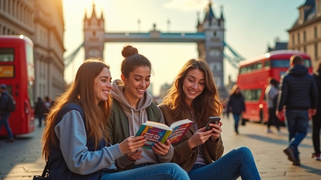 Engels leren in Londen