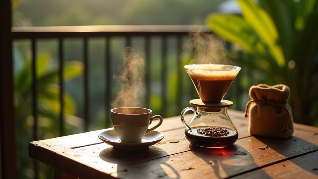 koffie zetten op vakantie