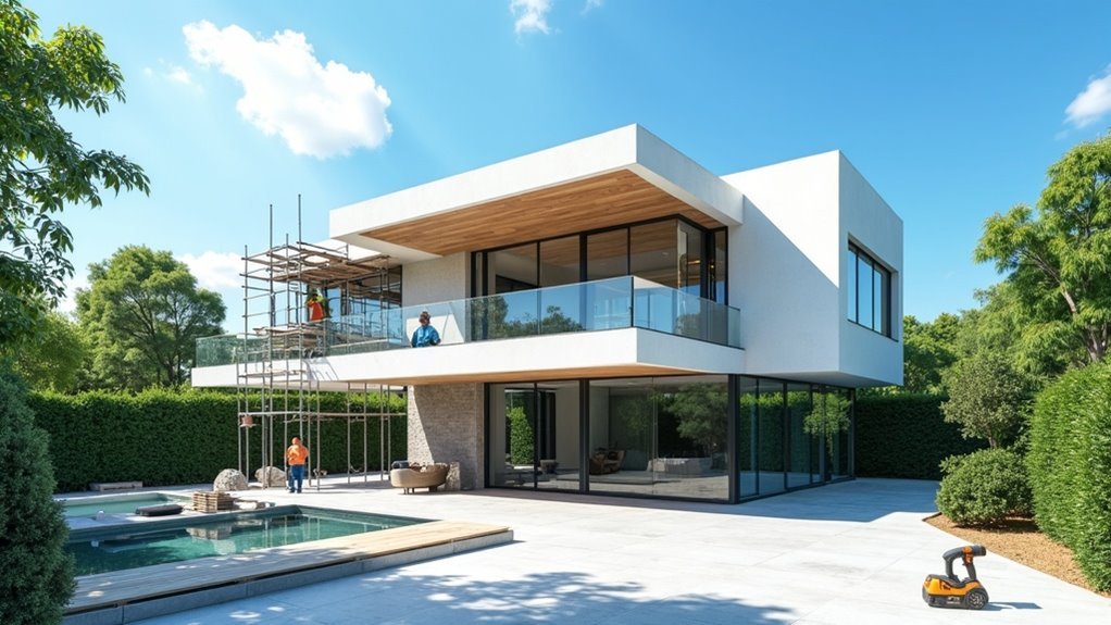 moderne villa voor Airbnb