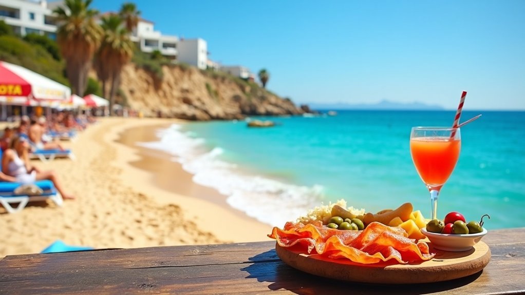 zonnige stranden en tapas