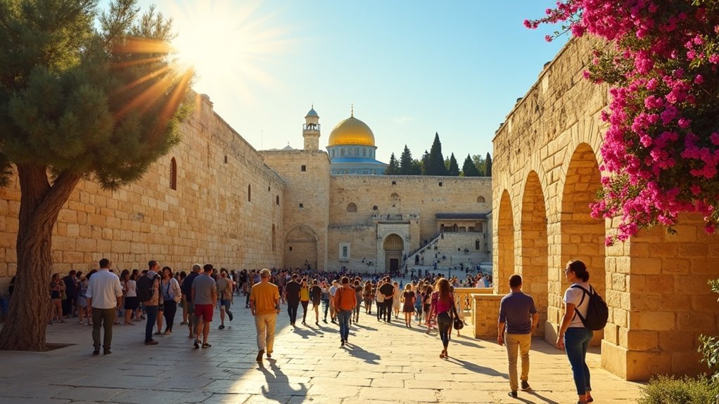 Reizen door de landschappen van Israël