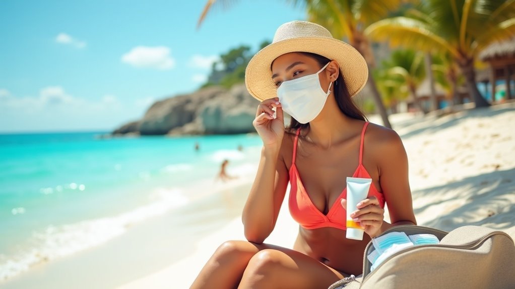 Tips voor gezichtsmaskers op vakantie