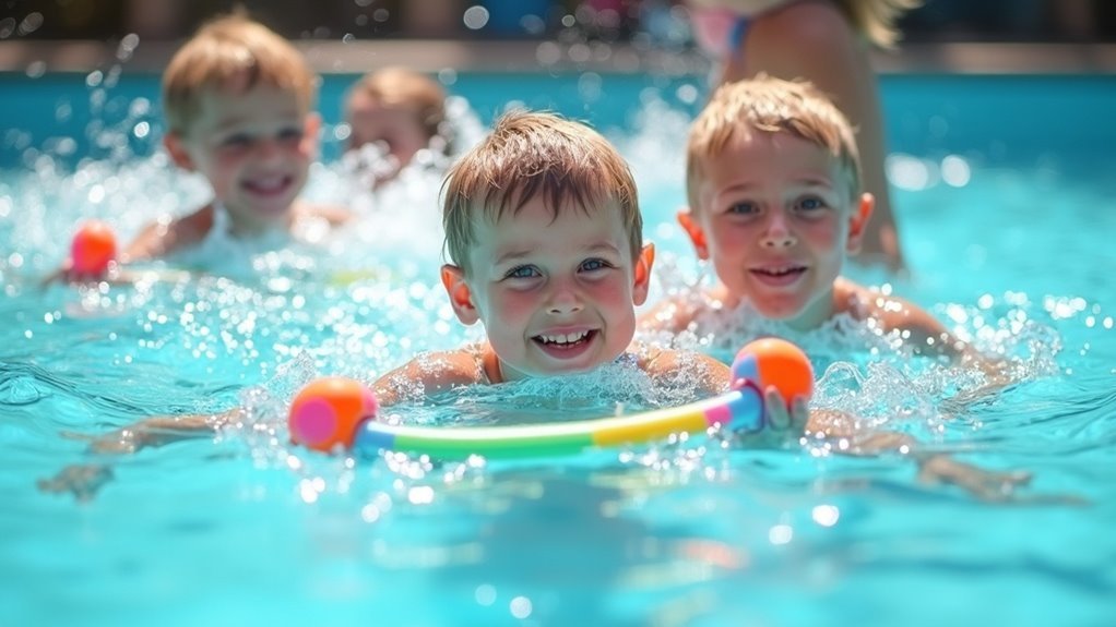 Wateractiviteiten zijn goed voor de ontwikkeling van kinderen